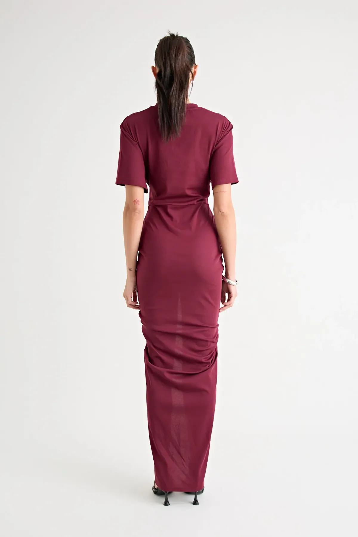 Pfeiffer Niko Maxi Dress Burgundy Size 12 - Image 6