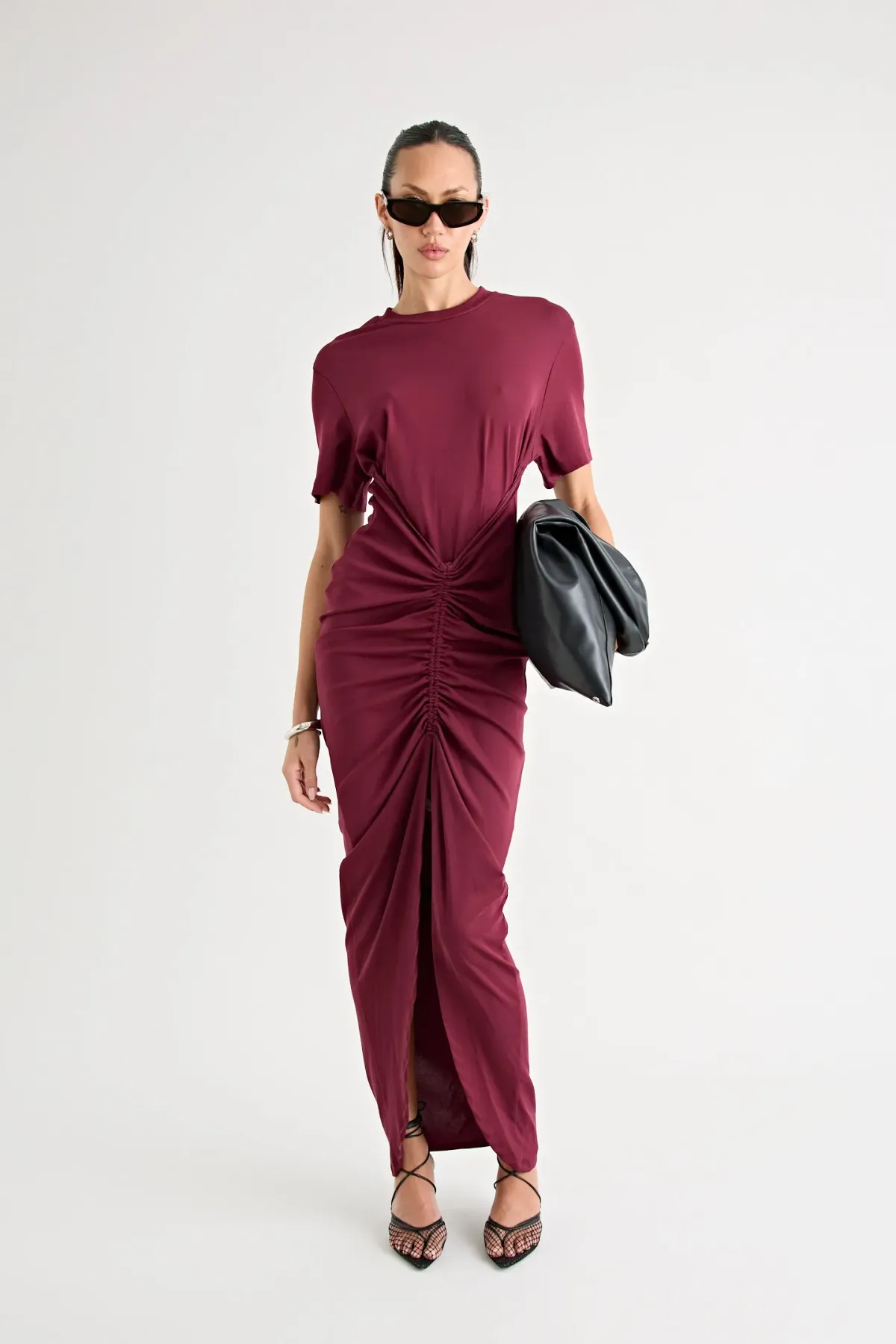 Pfeiffer Niko Maxi Dress Burgundy Size 12 - Image 1