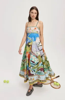 Alemais Lucky Pace Sundress Midi Size AU 14 for rent on The Volte - image 1