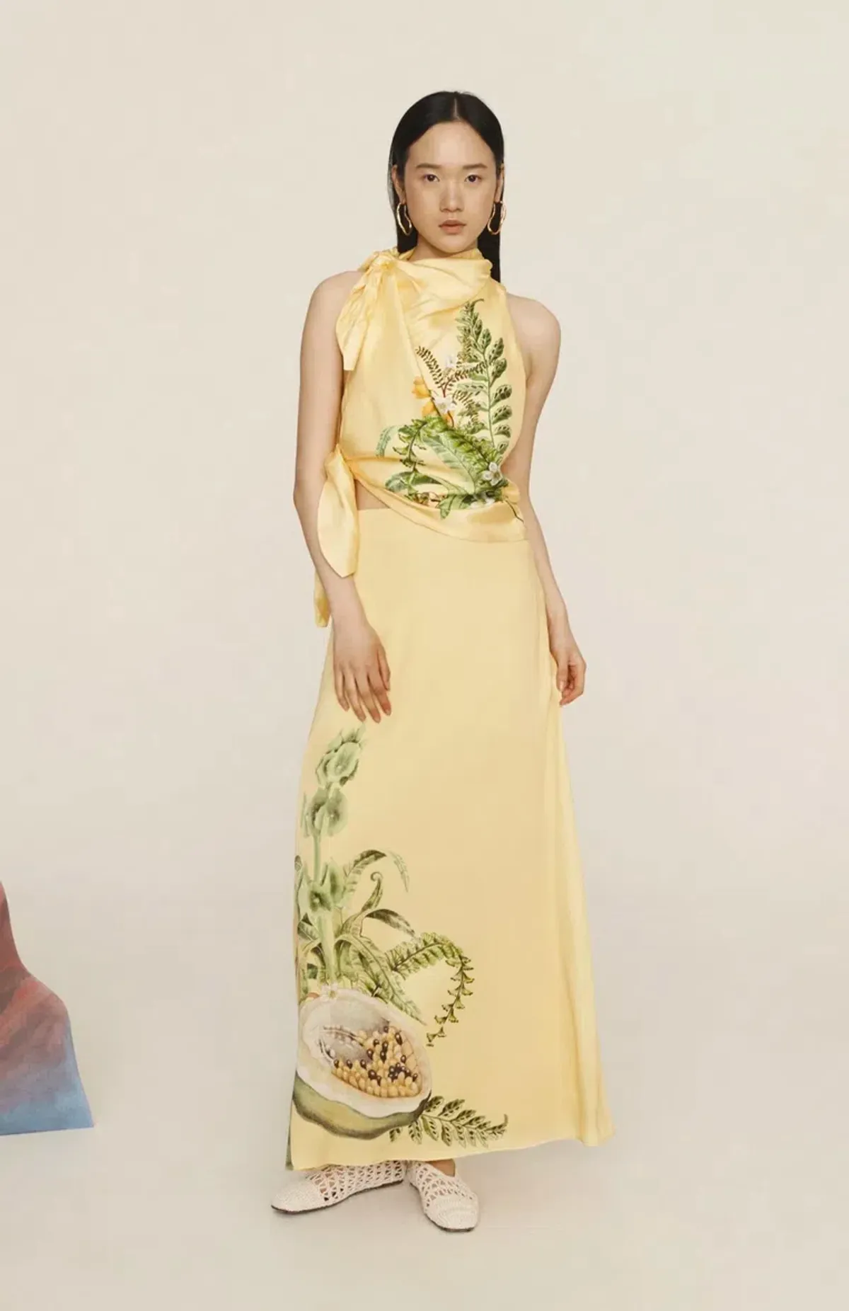 Alemais Sol Top and Skirt Set Yellow Size 16 - Image 3