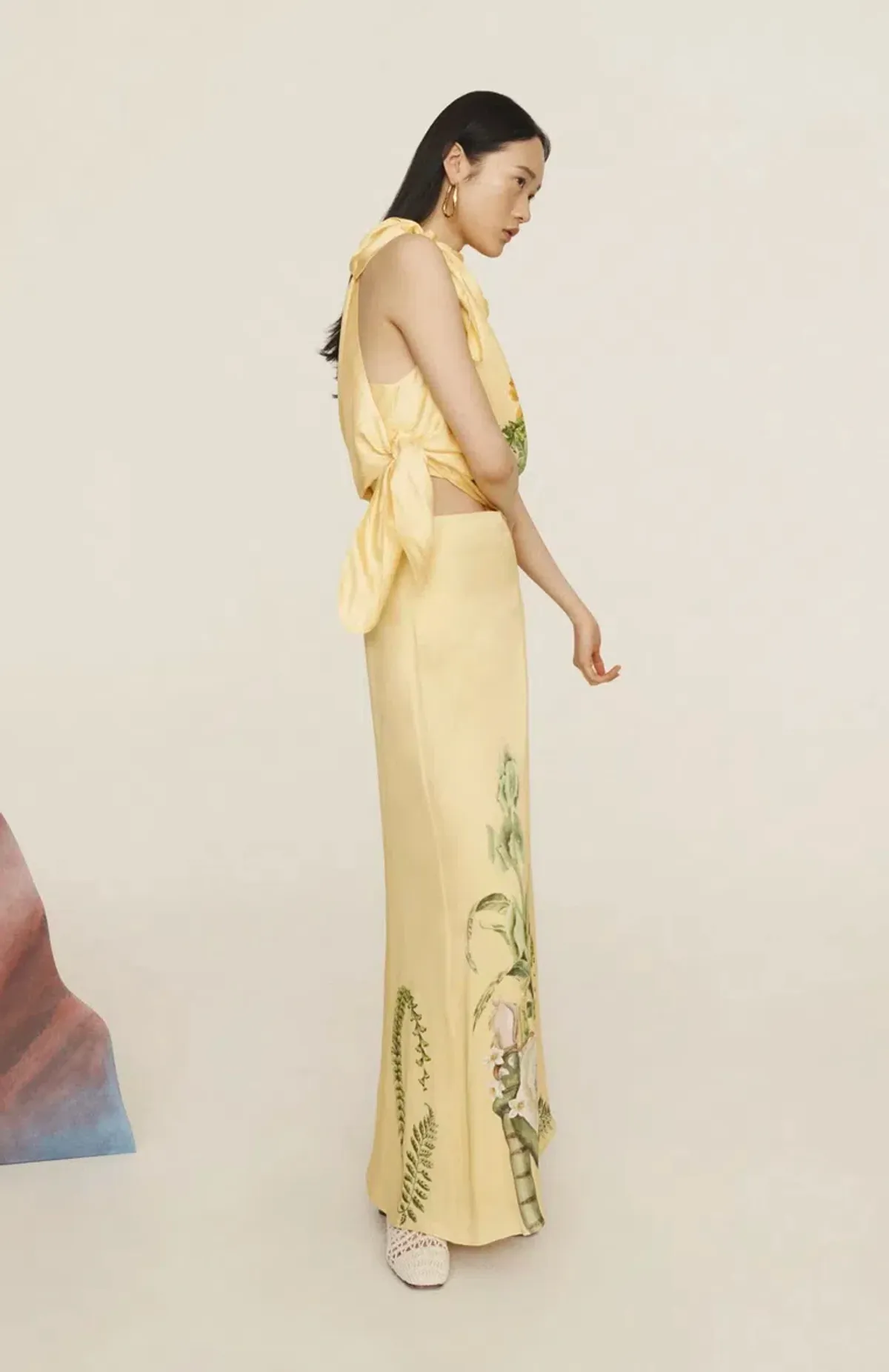 Alemais Sol Top and Skirt Set Yellow Size 16 - Image 5