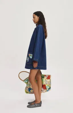 Alemais Speedy Denim Mini Size AU 12 for rent on The Volte - image 2
