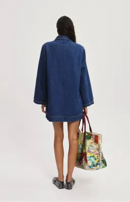 Alemais Speedy Denim Mini Size AU 12 for rent on The Volte - image 3