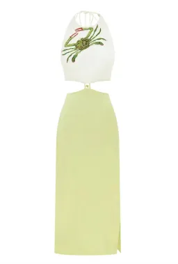 Alemais Seb Embellished Midi Dress Multi Size 16 for rent on The Volte - image 6