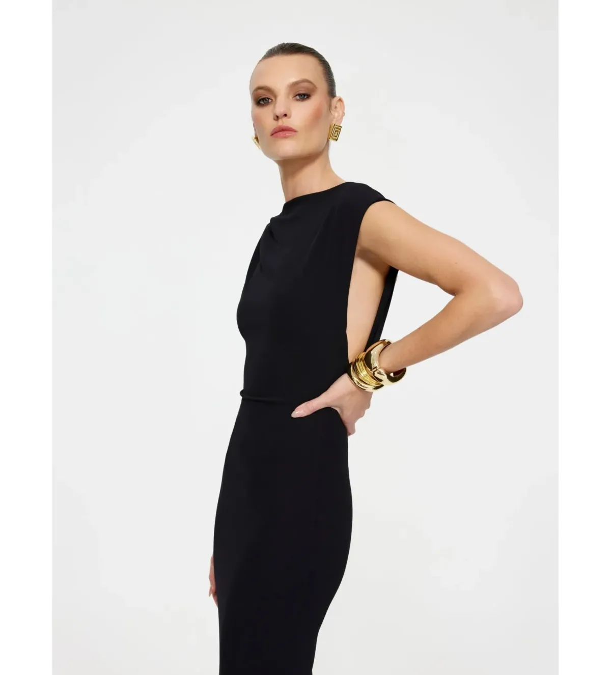 Effie Kats Audrey Gown Black Size XS/AU 6 - Image 4