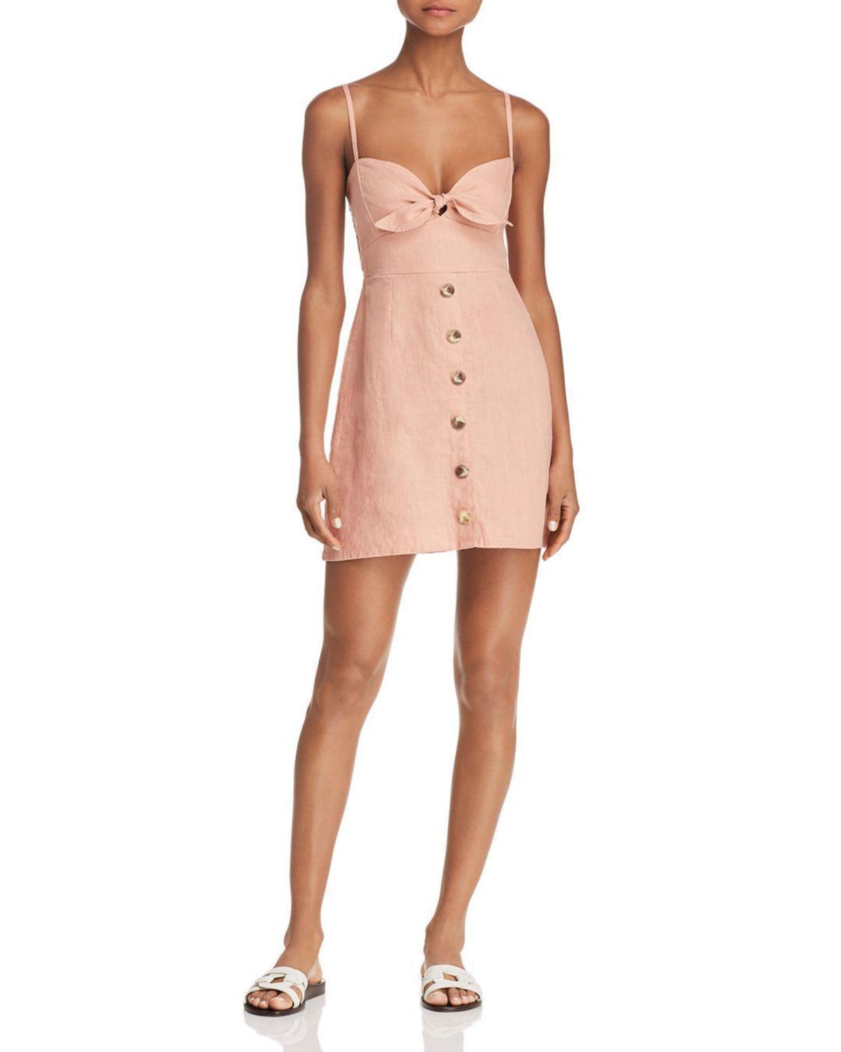 Faithful the brand Women's Pink Rodeo Mini Dress size 12 - Image 1