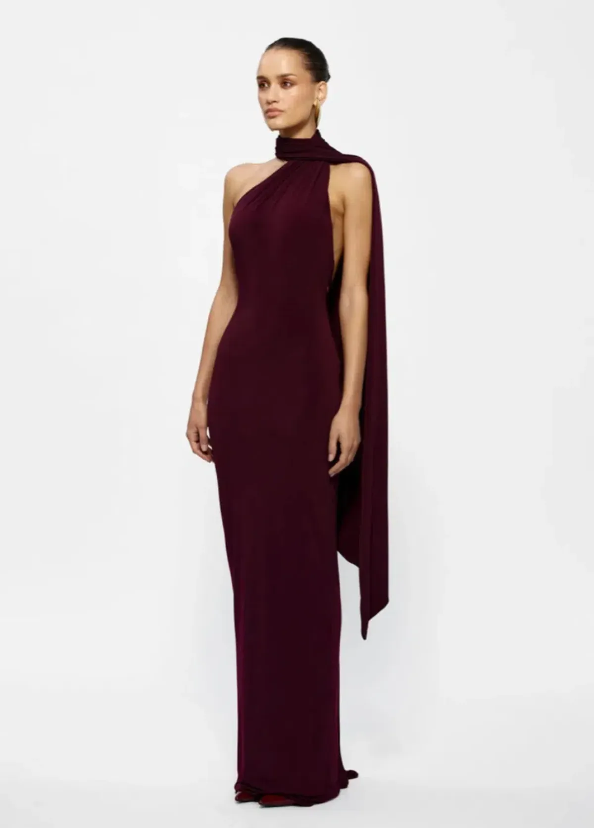 Effie Kats Haven Maxi Dress Burgundy Size 10 - Image 2