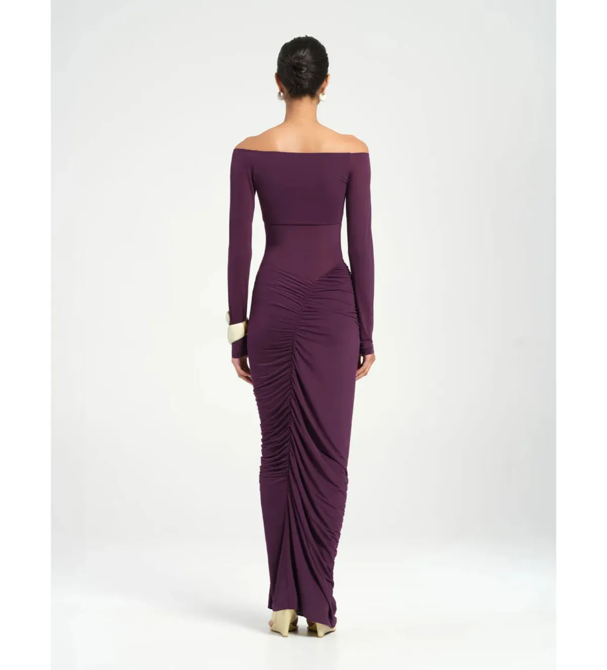 Benni Wilma Maxi Dress in Deep Purple Size 8 - Image 6