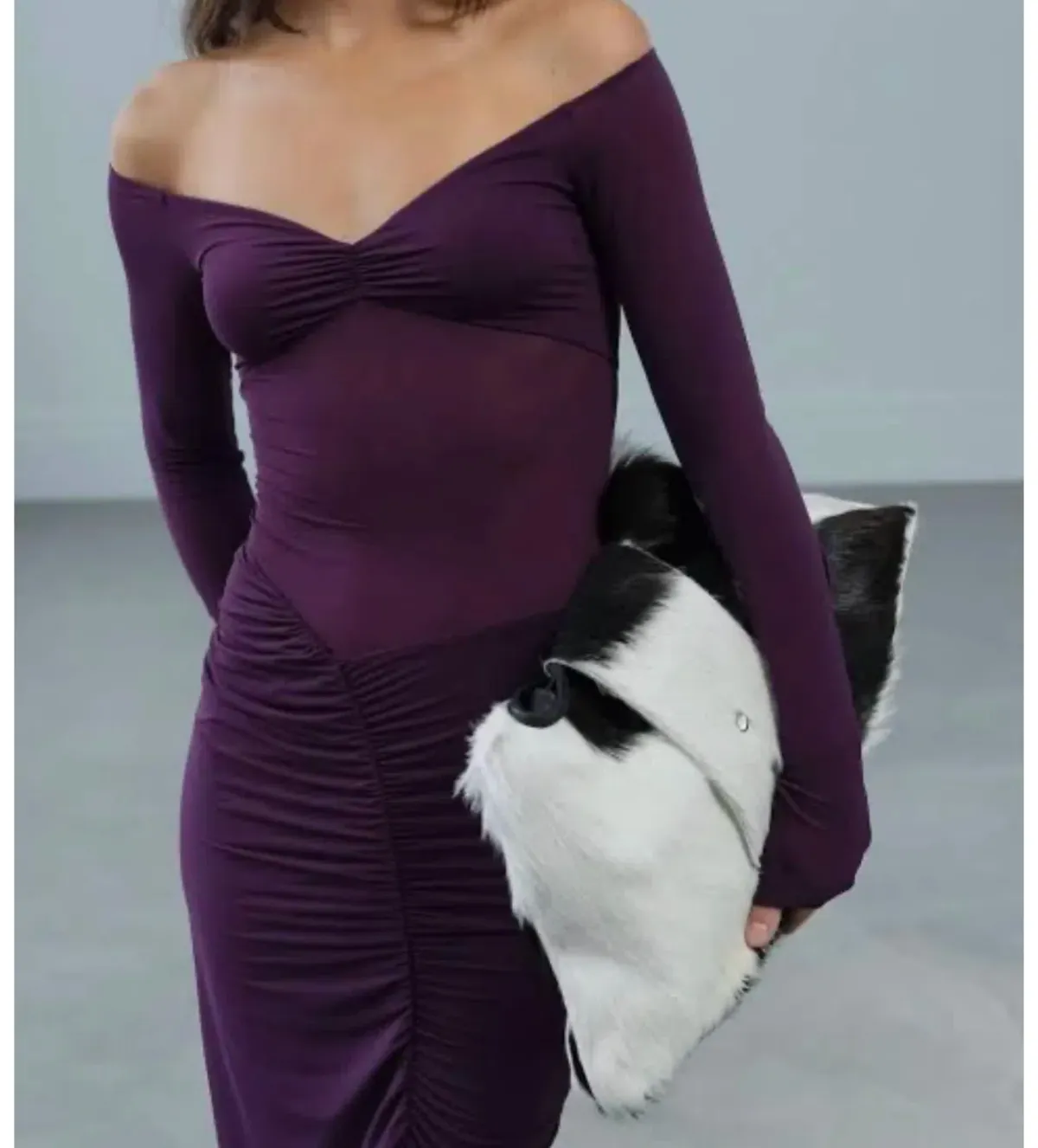 Benni Wilma Maxi Dress in Deep Purple Size 8 - Image 4