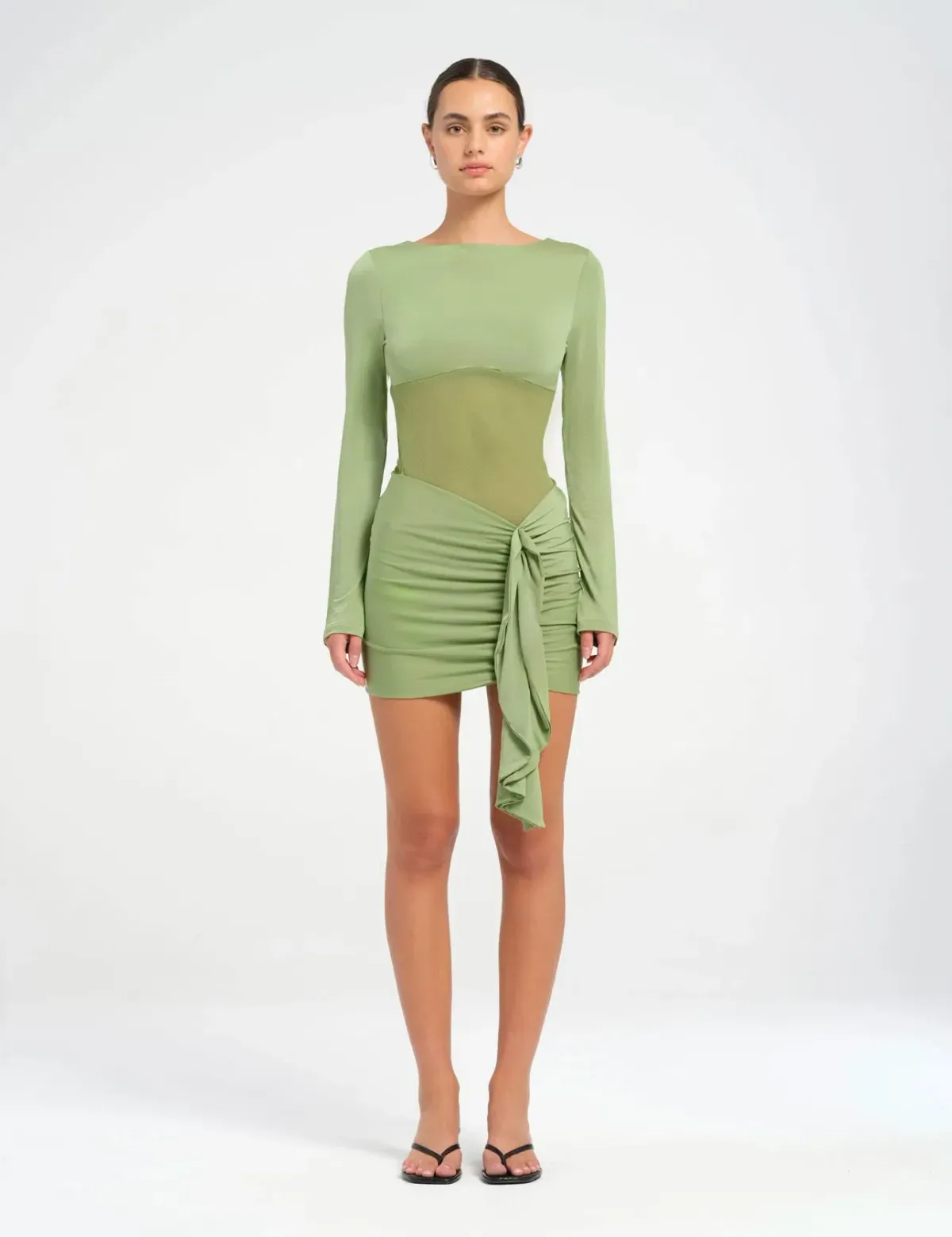 Benni Juni Mini Dress in Grass Size AU 6 - Image 1