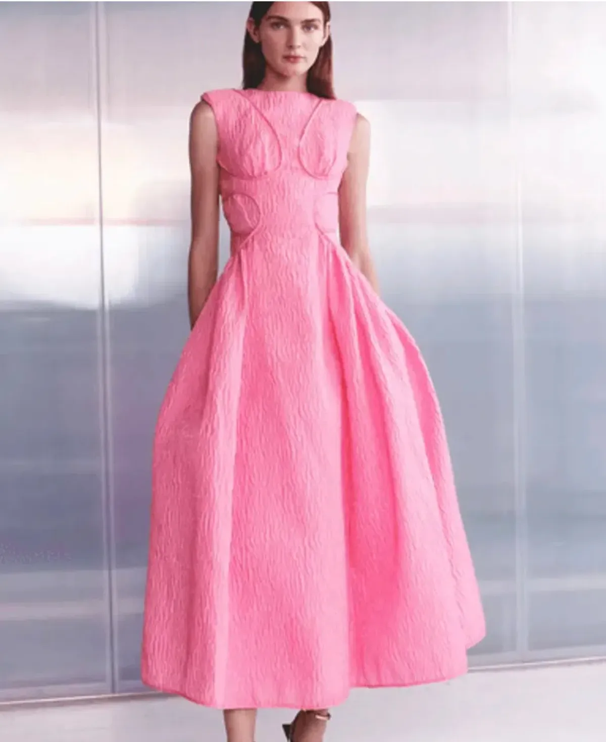 Rachel Gilbert Celia Dress Pink Size au 3 - Image 1