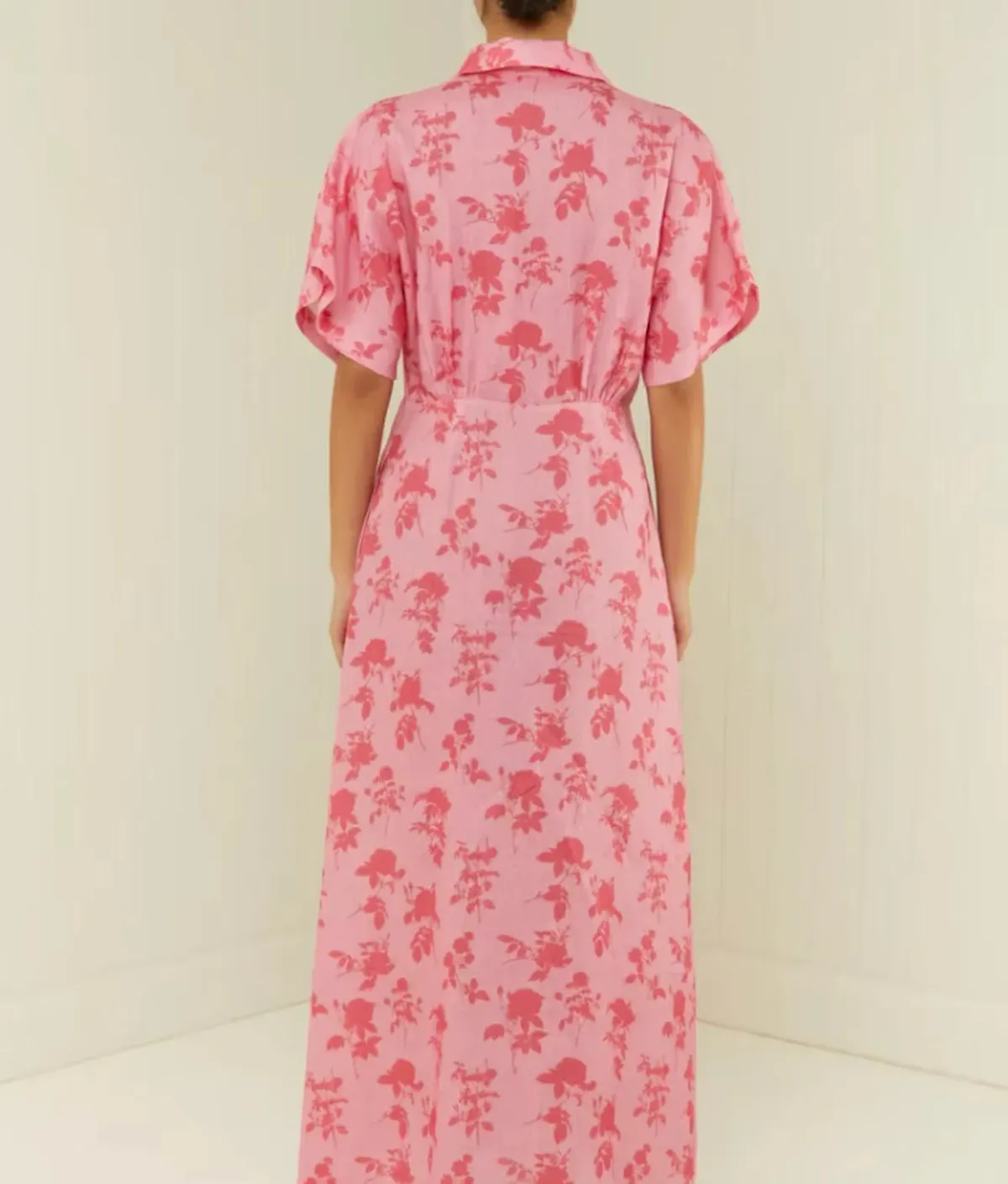 Palm Noosa Jasmine Dress Pink Floral Dress Size 6 - Image 3