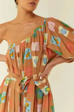 Palm Noosa Lotus Maxi Dress Multi Size 10 for rent on The Volte - image 3