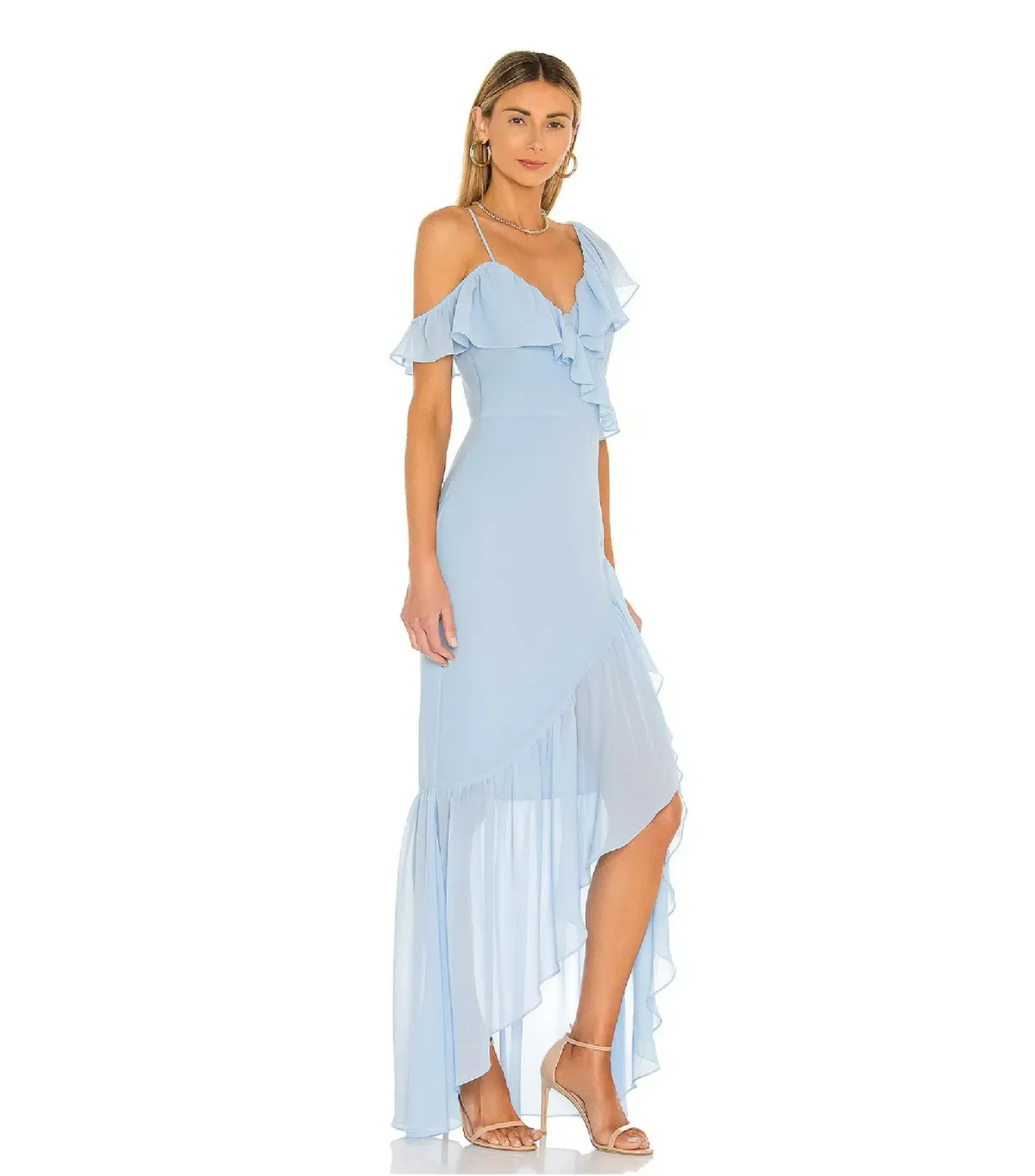 Lovers + Friends Karen Maxi Dress Blue Size AU 8 - Image 2