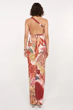 She is Olla Amadi Dress Maxi Multi Print Gown Size S / AU 8 for rent on The Volte - image 2