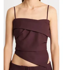 Sass & Bide Hindsight Bodice and Pants Set Merlot Size AU 8 for rent on The Volte - image 4