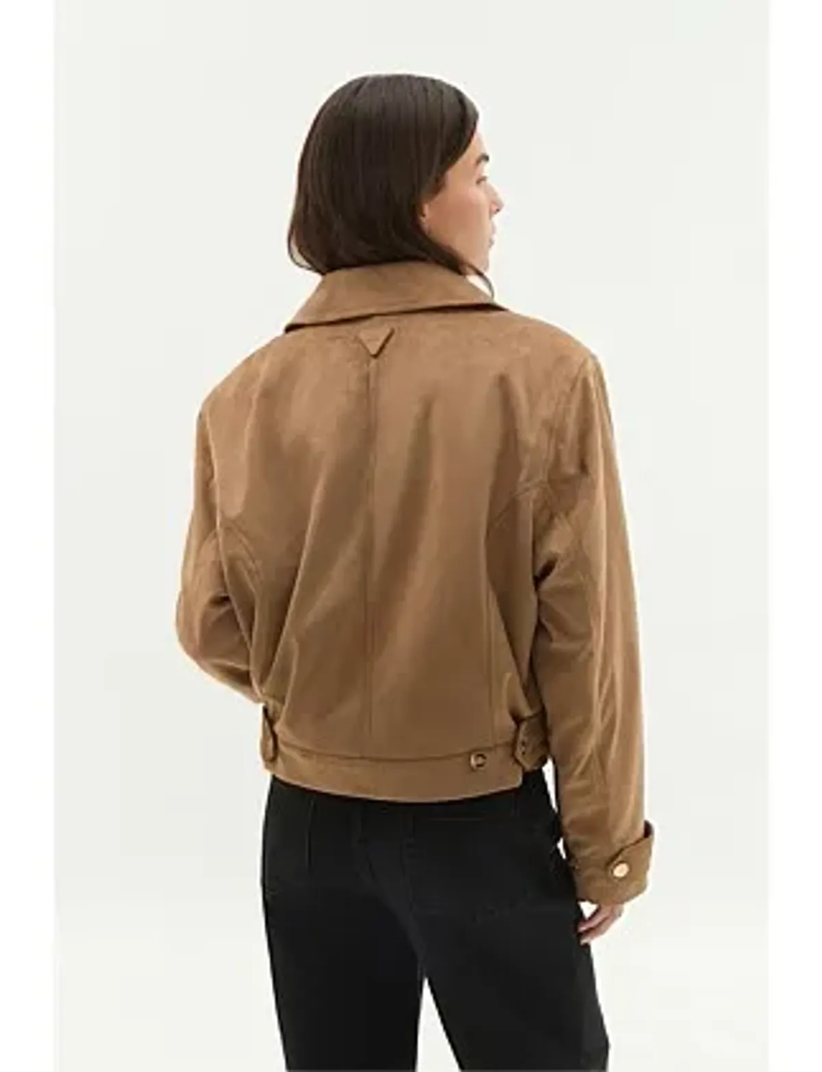 Calyx Vegan Suede Jacket - Image 6