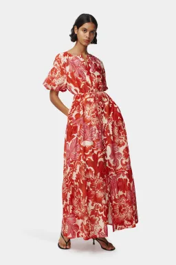 Hansen and Gretel Margiela Maxi Dress Scarlet Garden Size AU 6 for rent on The Volte - image 6