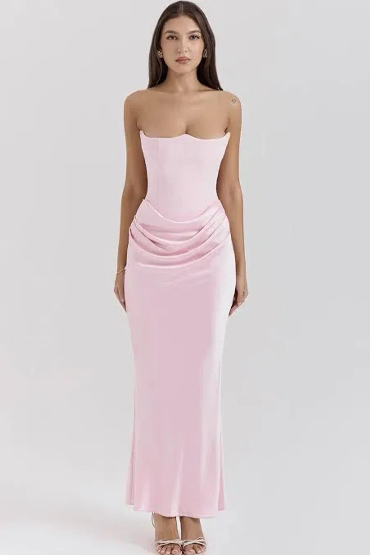 House of CB Persephone Dress Rose Shadow S/Au 8 - Image 2