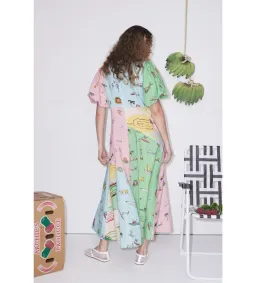 Alemais Jet Midi Dress Multi Print Size AU 8 for rent on The Volte - image 5