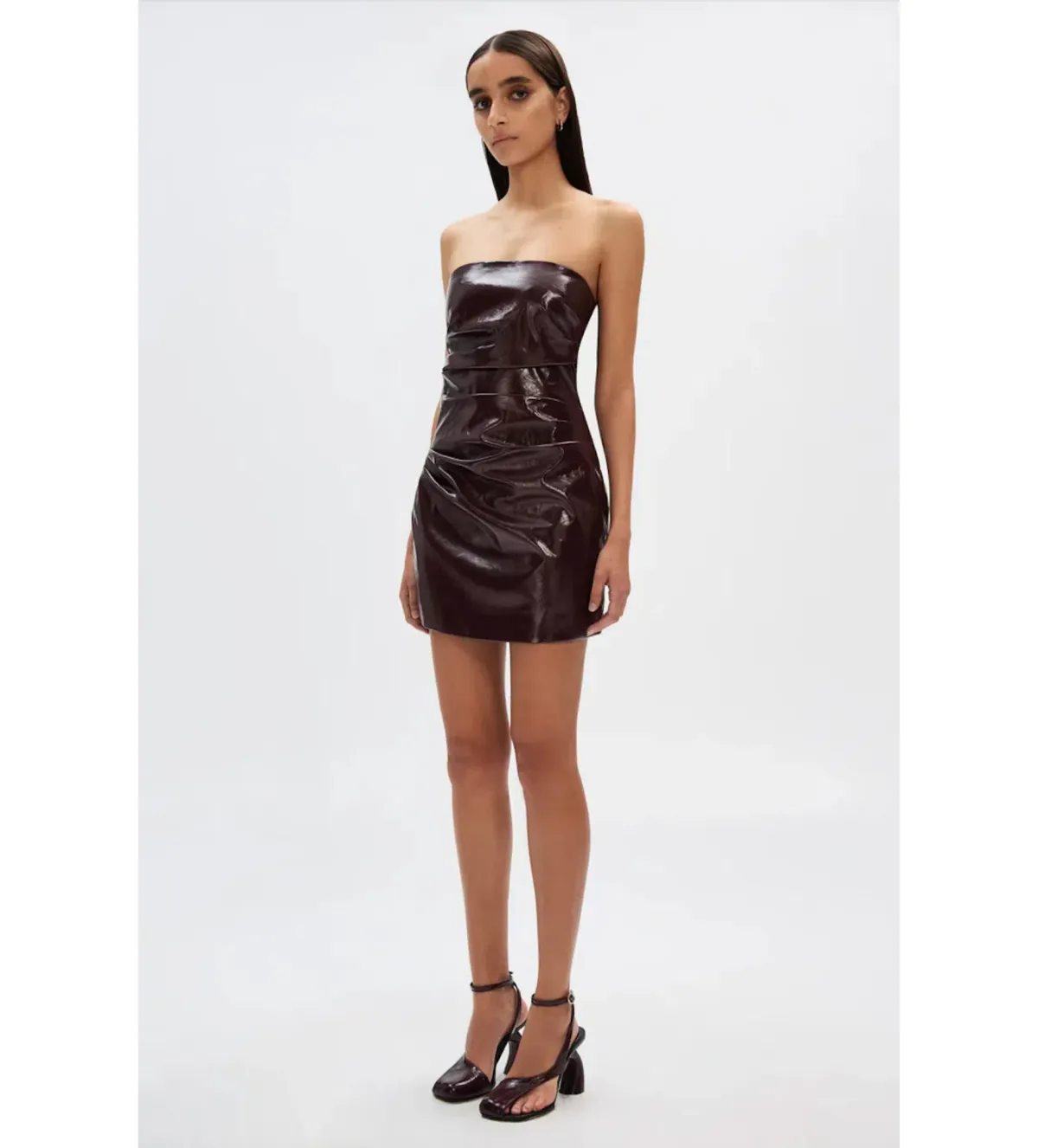Misha The Alston Glazed Mini Dress Port Size M / AU 8-10 - Image 3