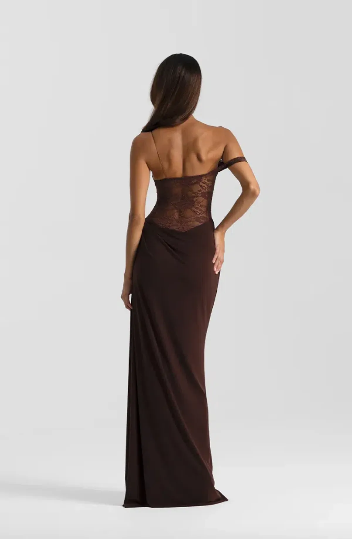 Natalie Rolt Sloane Gown Espresso Size AU 6 - Image 2