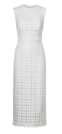 Scanlan Theodore Daisy Lace Midi Dress White Size 8 for rent on The Volte - image 3