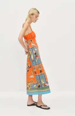 Alemais  Rocco Midi Dress Size AU 10  for rent on The Volte - image 3