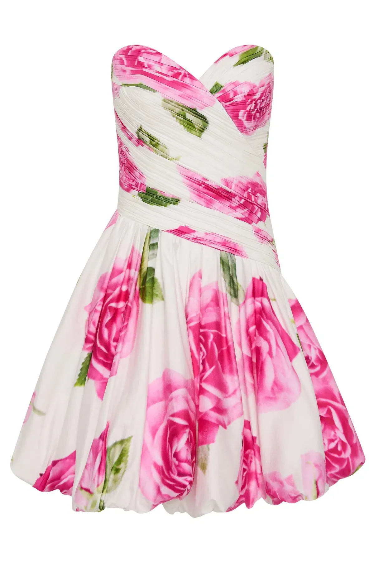 Aje Olea Bubble Hem Mini Dress Floral Size 8 - Image 5