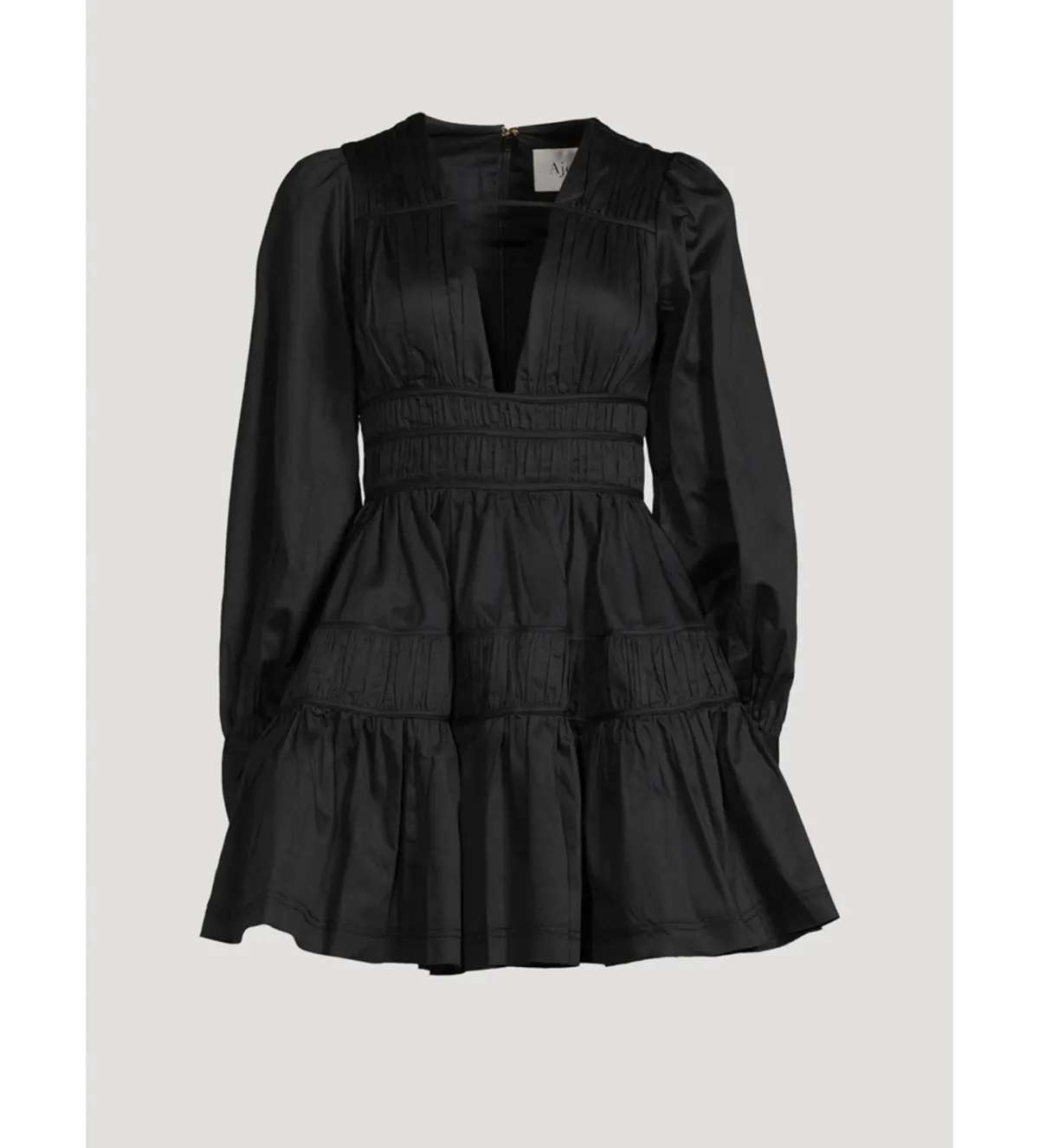 Aje Fallingwater Fallingwater Gathered Mini Dress in Black Size S / AU 8 - Image 4