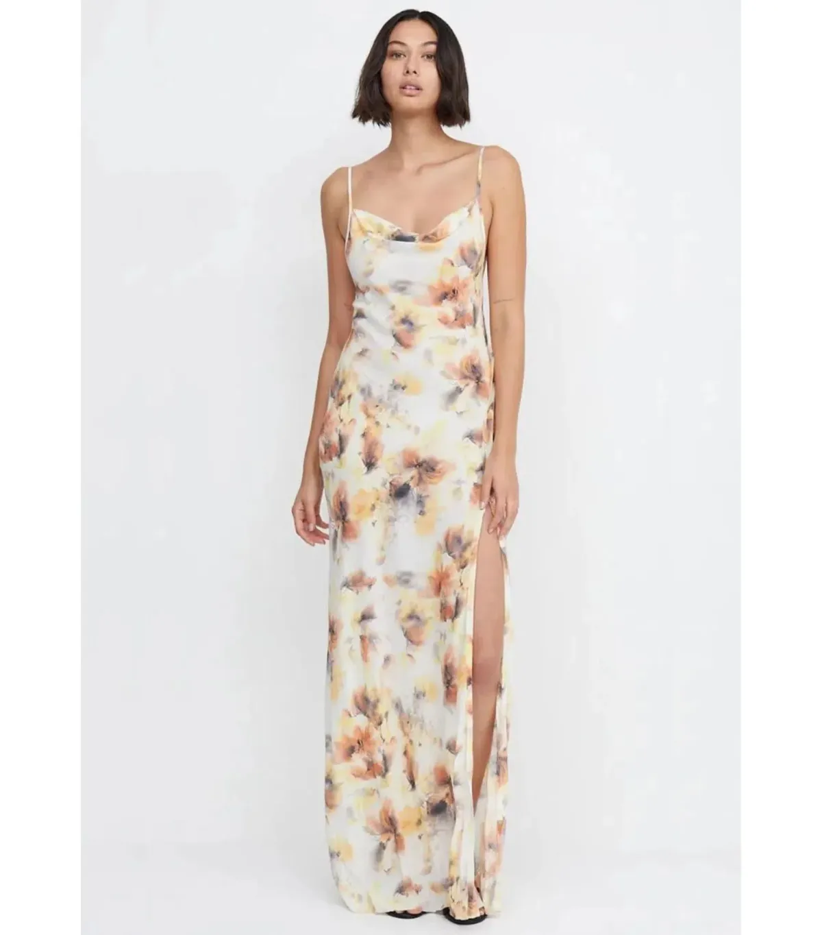Bec & Bridge Sunset Floral Maxi Dress Multi Size AU 16 - Image 1