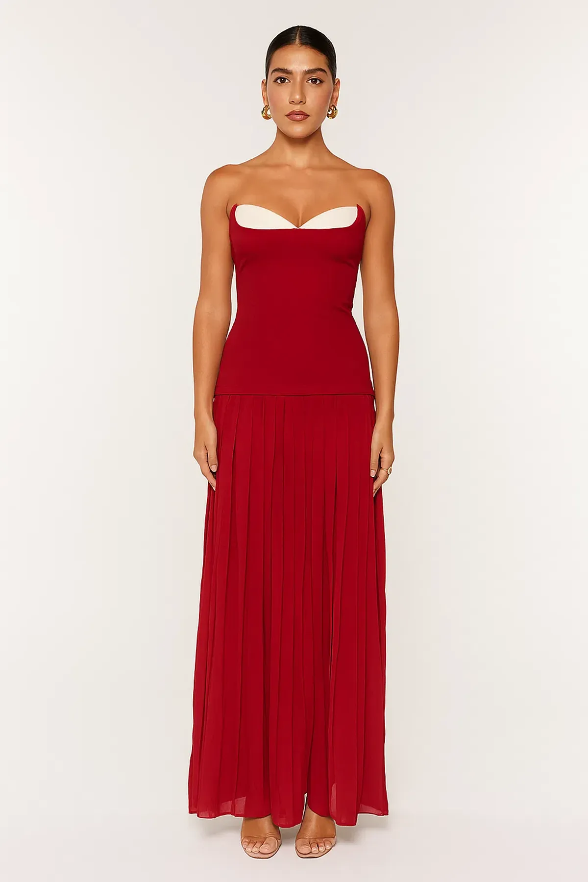 She is OLLÁ Nicolette Maxi Dress in Raspberry Size 6 - Image 1
