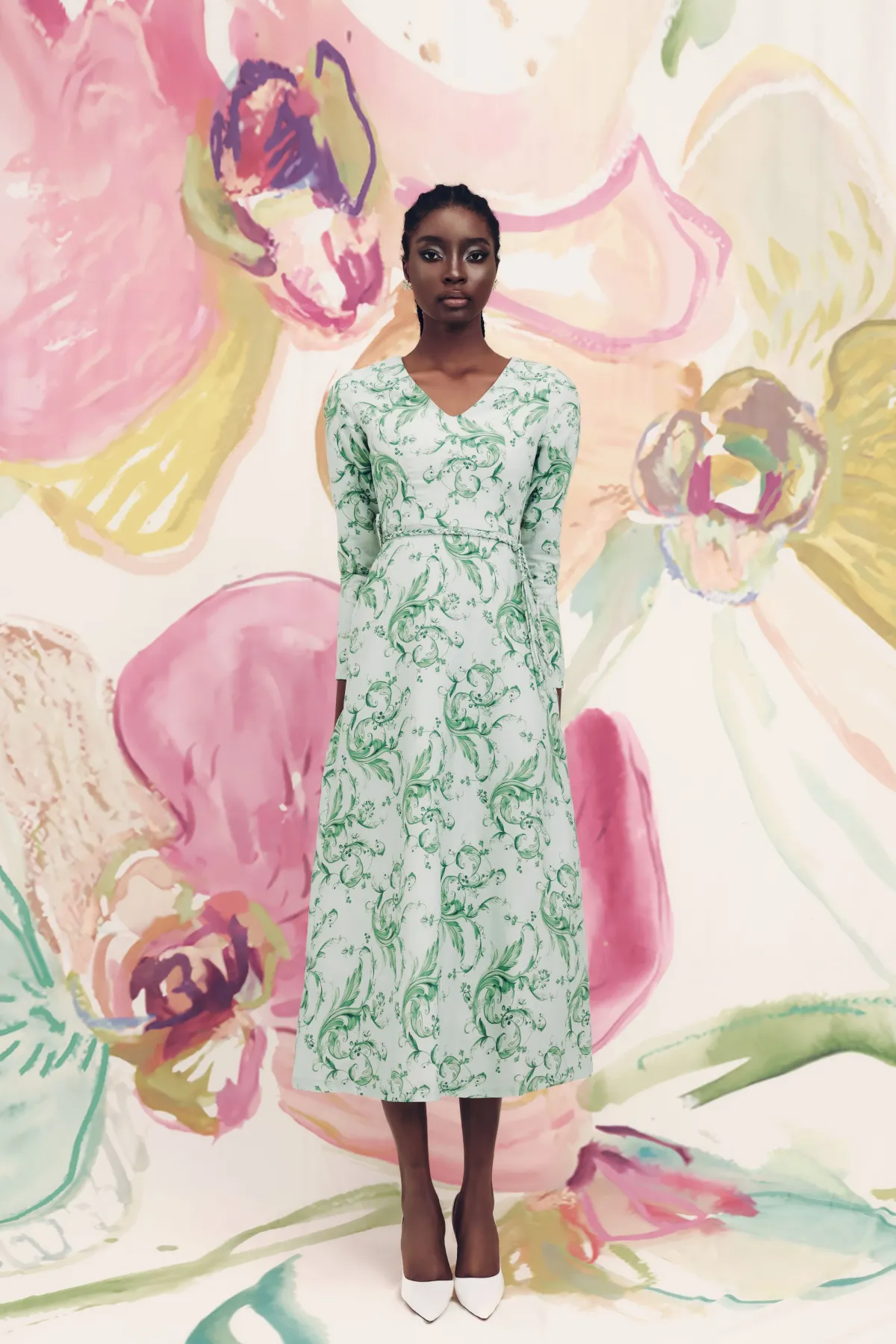 Justin Tong Eleanor Maxi Dress Green Size 8  - Image 1
