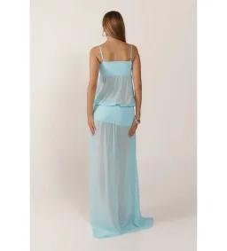 Ance Gria Romeo Gown Aqua Size 8 for rent on The Volte - image 6