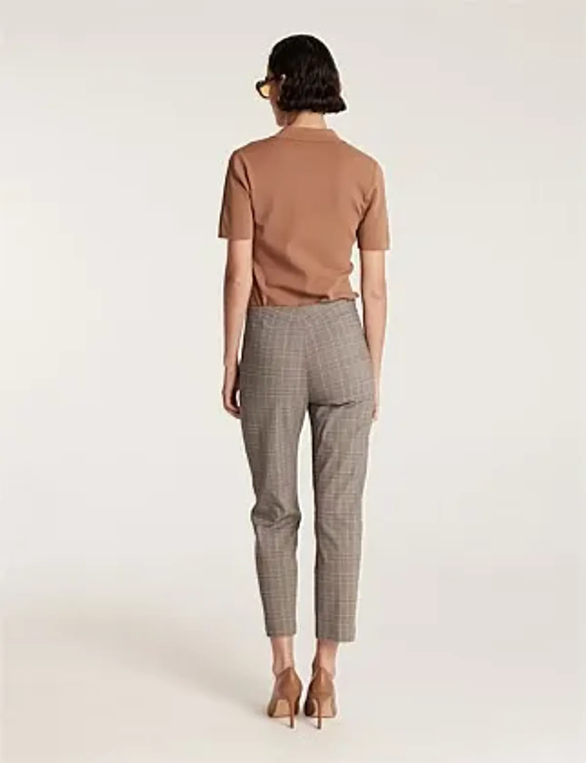 Perri Cutten Roman Pants Tan One Size - Image 4
