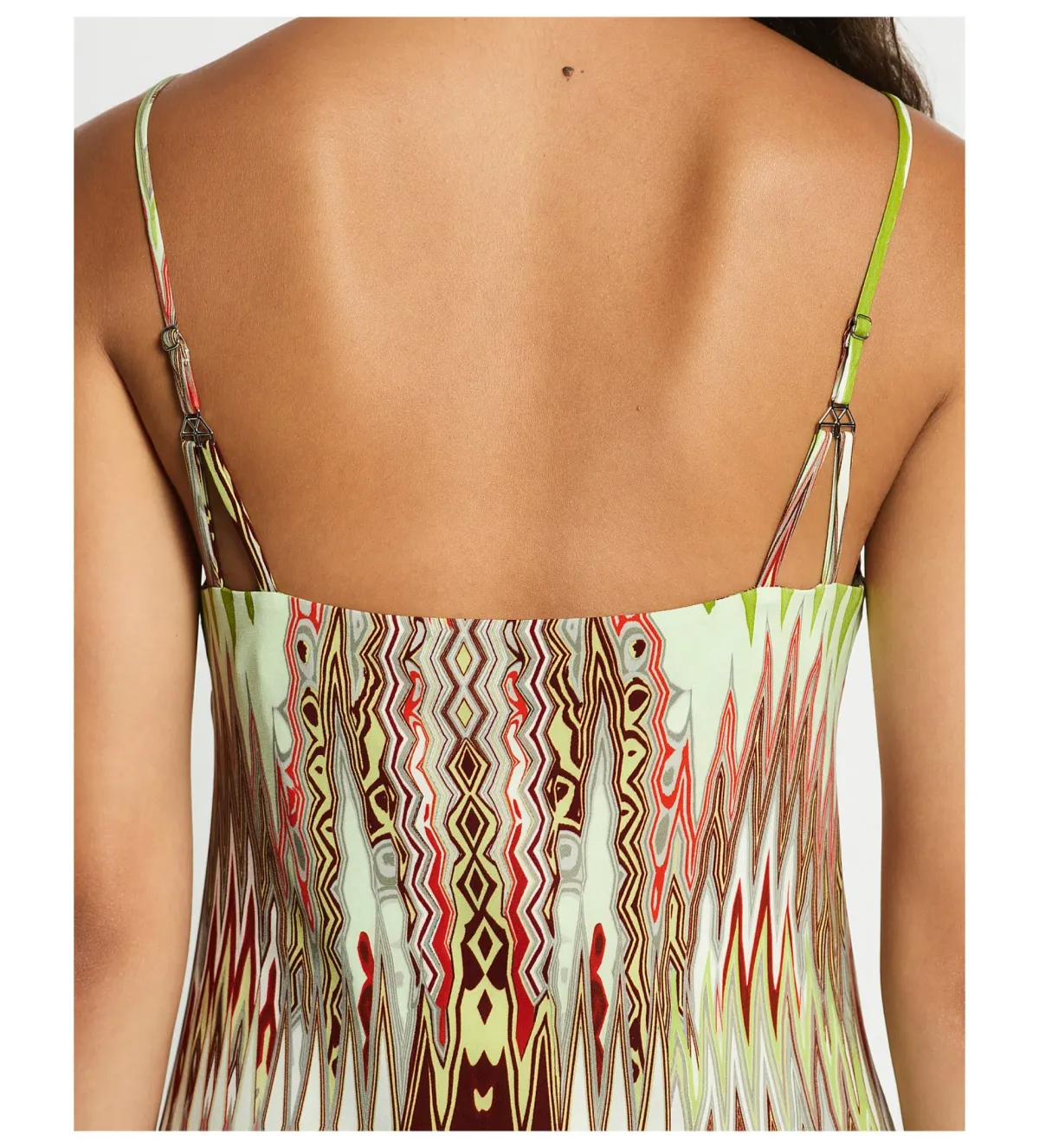 Sass & Bide Phoenix Asymmetric Hem Midi Dress Multi Print Size 6 - Image 4