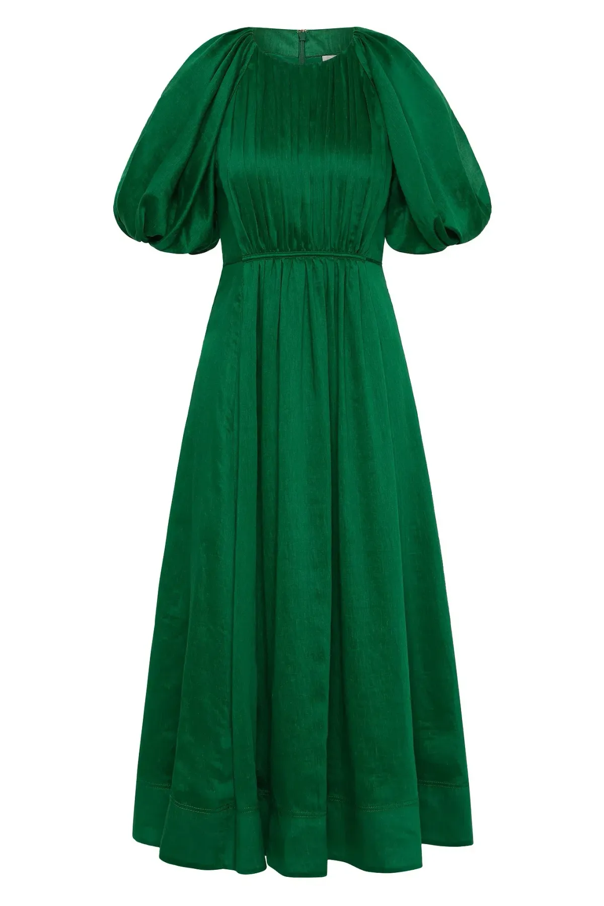 Aje Alma Midi Dress Emerald Sapphire Size 10  - Image 5