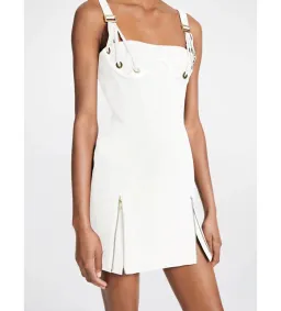 Dion Lee Fan Laced Mini Dress Ivory Size AU 4 for rent on The Volte - image 4