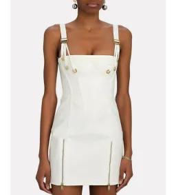 Dion Lee Fan Laced Mini Dress Ivory Size AU 4 for rent on The Volte - image 3