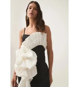 Aje Parallels Spiral Midi Dress Black Size 10 for rent on The Volte - image 4