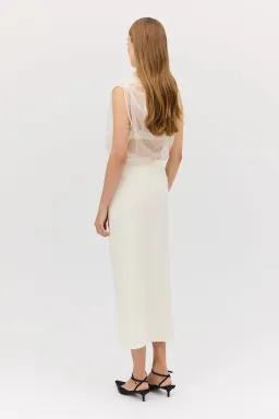 Bianca Spender Cream Organza Cezanne Top Size 10/M for rent on The Volte - image 7