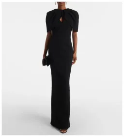 Rebecca Vallance Cameron Gown Black Size AU 12 for rent on The Volte - image 1