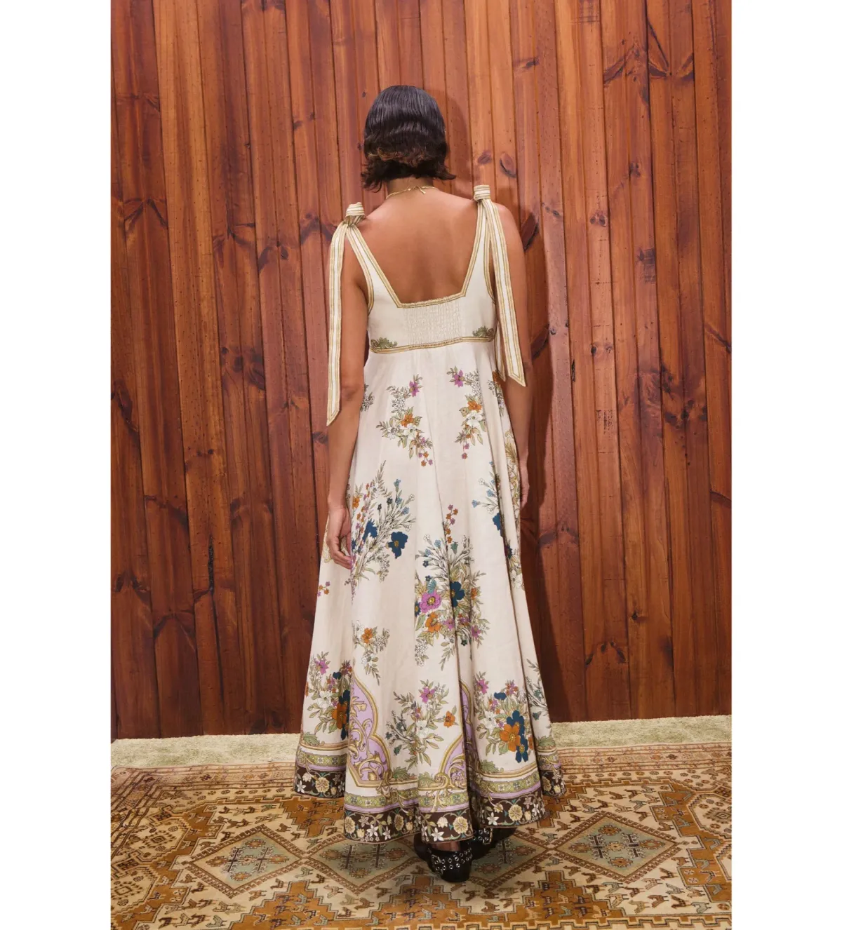 Antoinette Ballet Sundress Midi Dress Multi Size 8 - Image 4