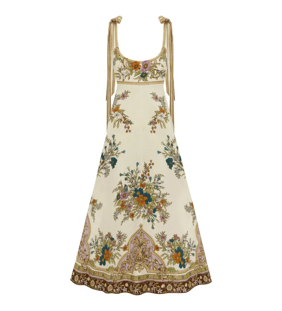 Antoinette Ballet Sundress Maxi Dress Multi Size 14 - Image 5