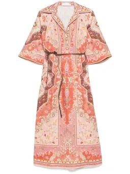 Zimmermann Wylie Midi Dress Multi Size 12 for rent on The Volte - image 4