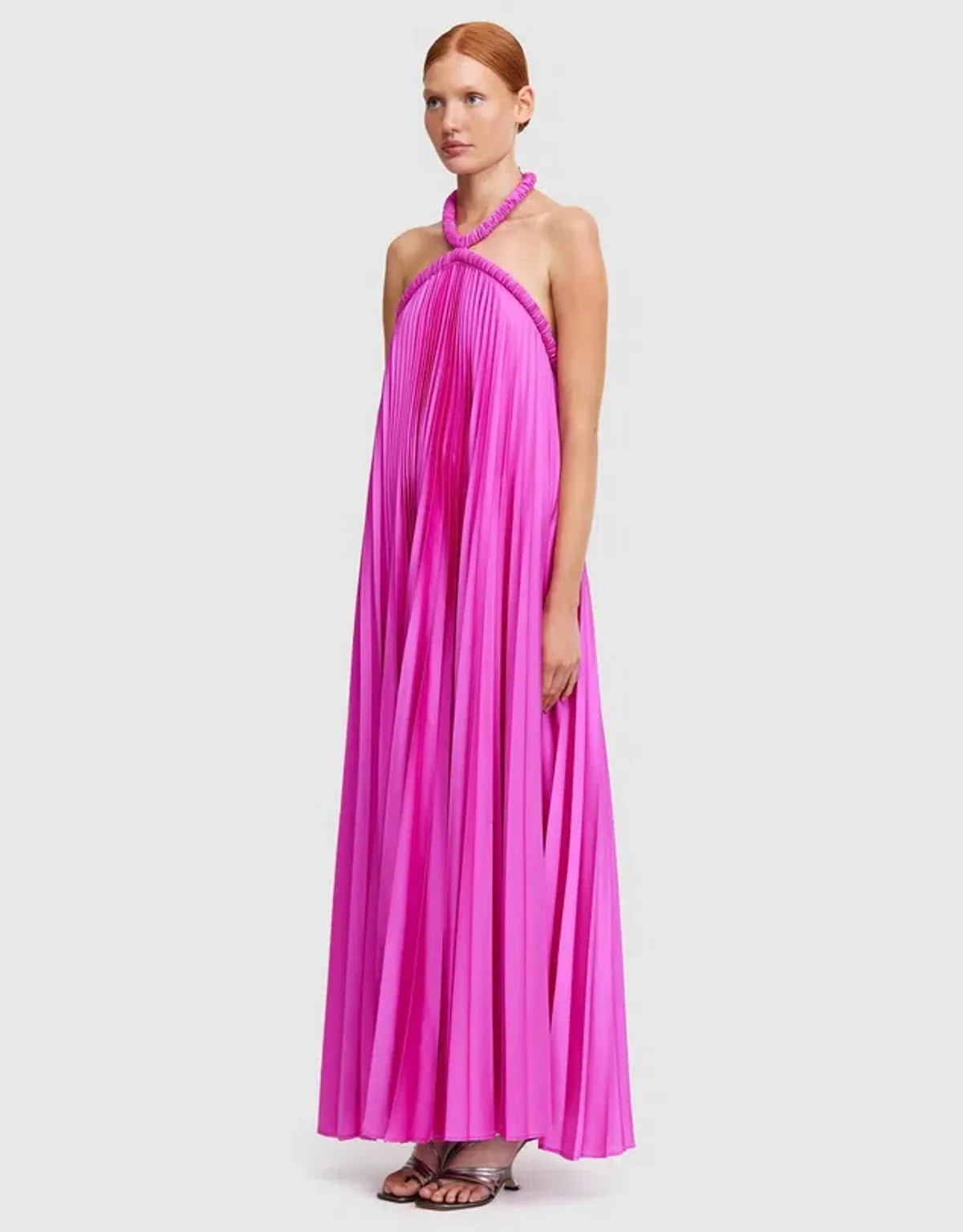 Acler Fixby Maxi Dress Violet Size 10 - Image 2