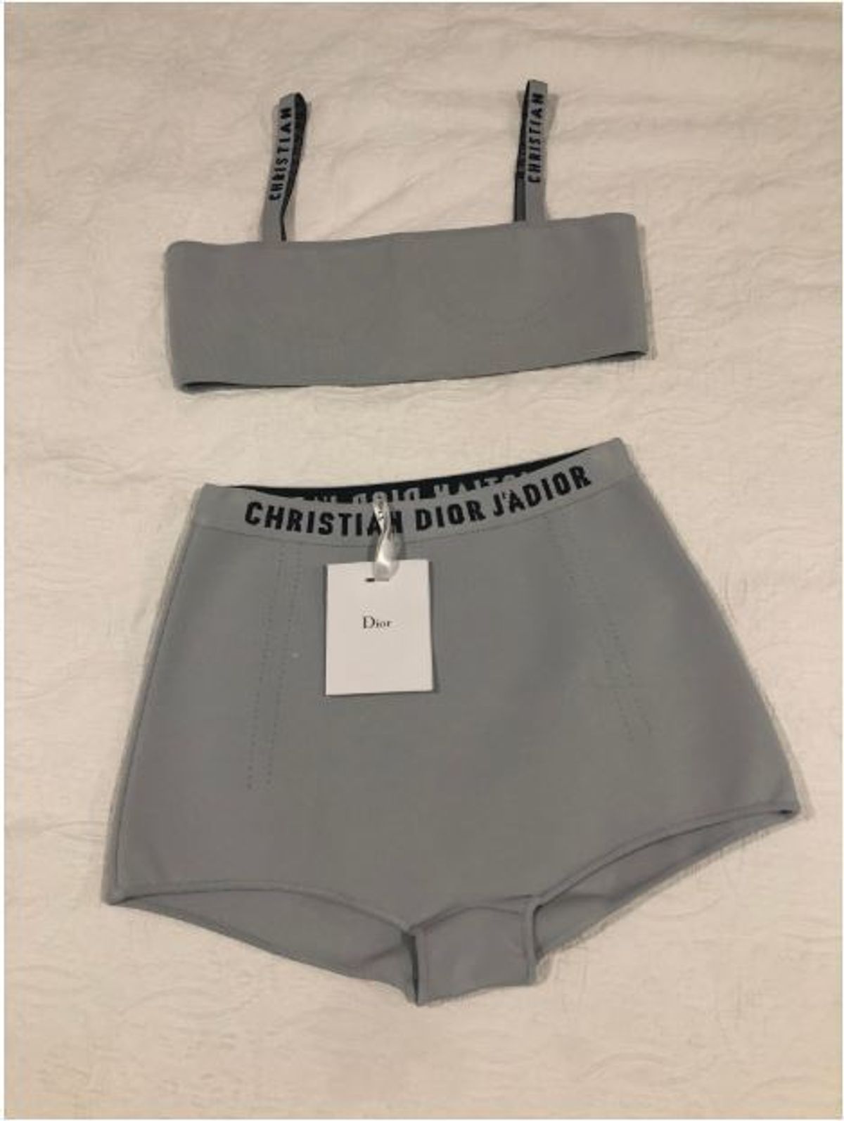 Christian Dior two piece set grey size 8  - Image 1