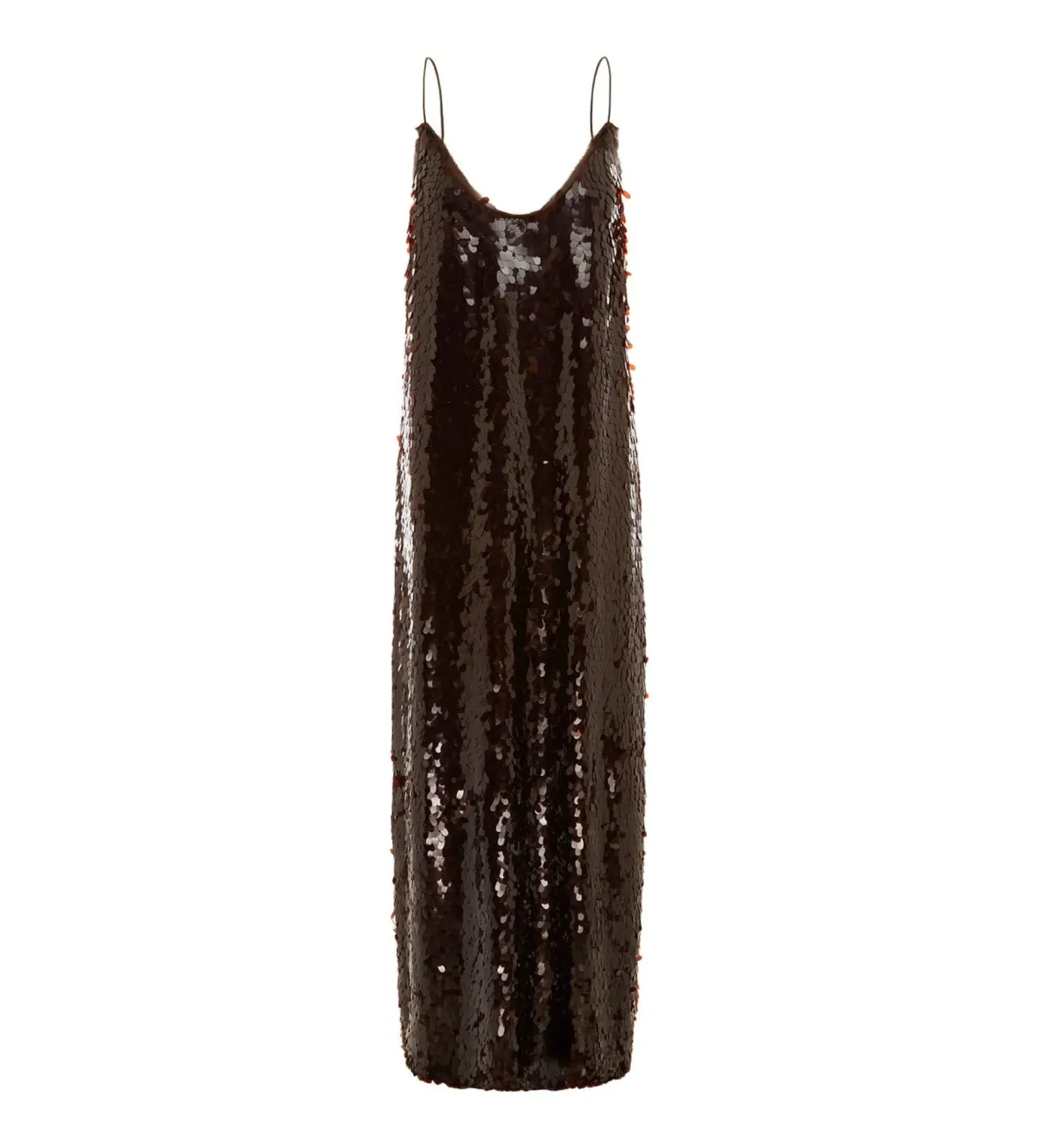 Alemais Geanie Sequin Gown In Chocolate Size L / AU 12 - Image 5
