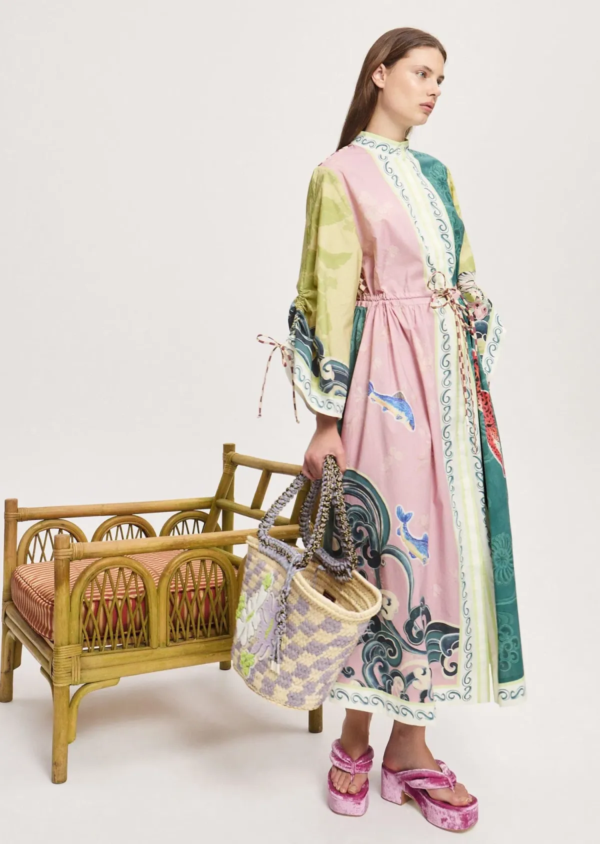 Alémais Rochester Midi Shirtdress Multi Size 16 - Image 2