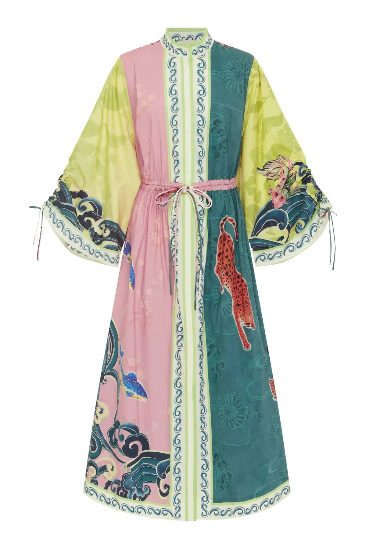 Alémais Rochester Midi Shirtdress Multi Size 16 - Image 5